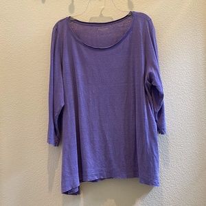 Eileen Fisher Linen Tee